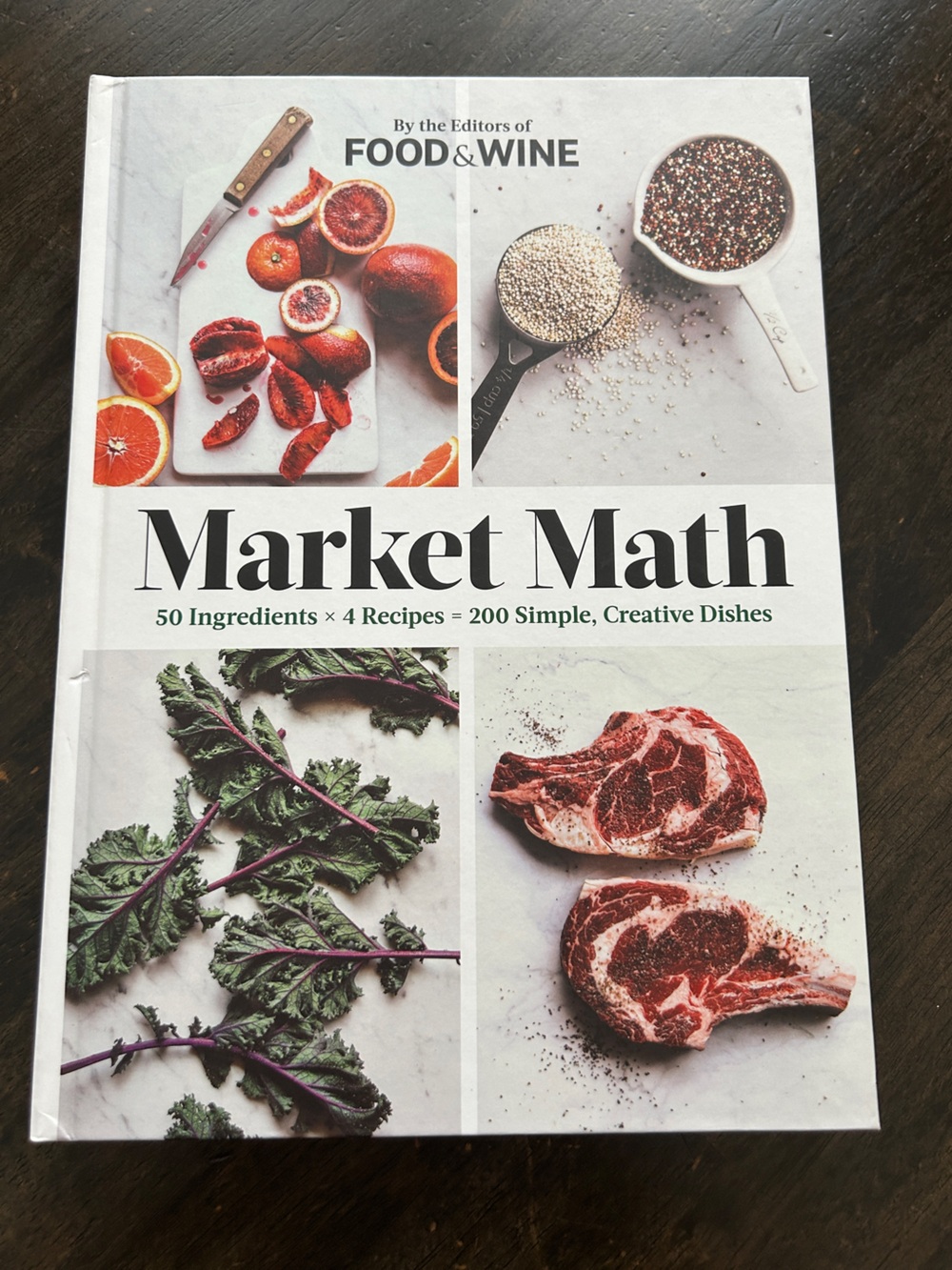 Food & Wine Market Math - Hardcover Cookbook